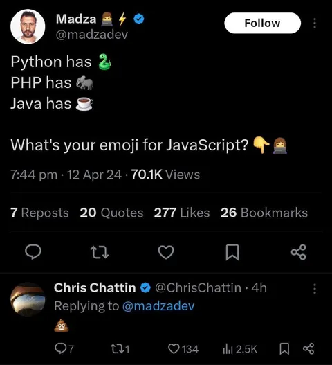 JavaScript Emoji Debate