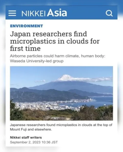 Microplastics in Clouds