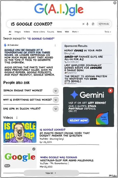 Is Google Cooked Search Results