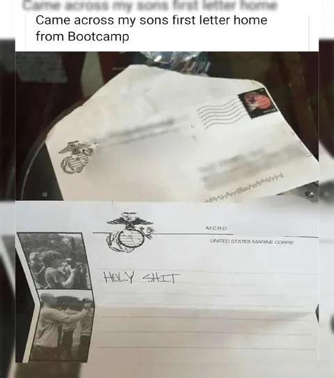 Son's First Bootcamp Letter