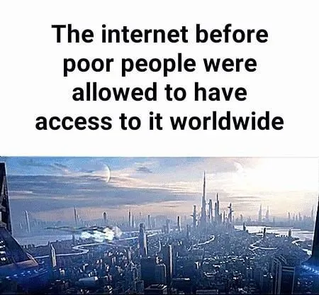 The Internet Before Worldwide Access