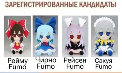 Зарегистрированные кандидаты Fumo