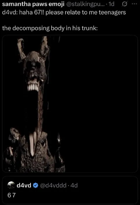 The Decomposing Body Says 67