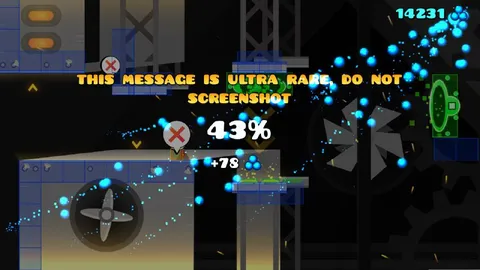 Ultra Rare Geometry Dash Message