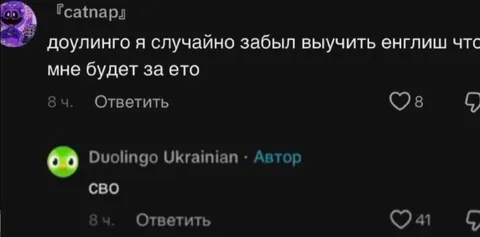 Duolingo за забытую учёбу