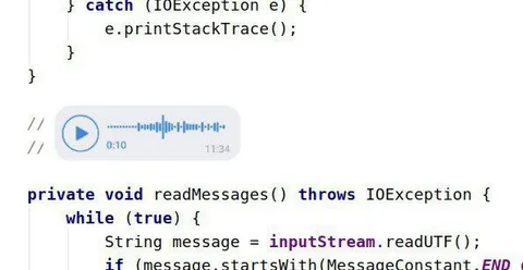 Java Method Interrupted by Voice Message