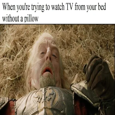 Watching TV Without a Pillow