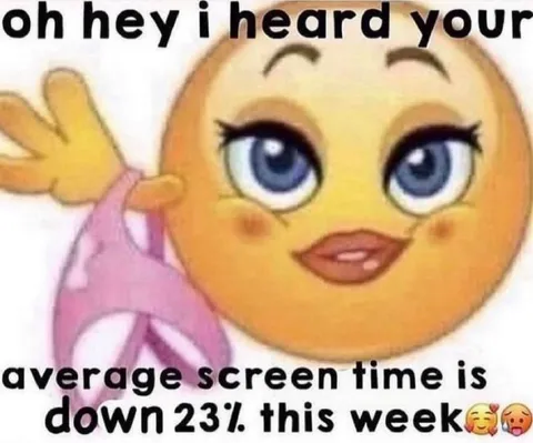 Screen Time Down 23%