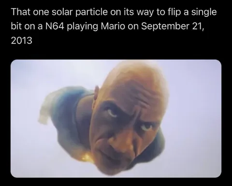 Solar Particle Flips Mario Bit