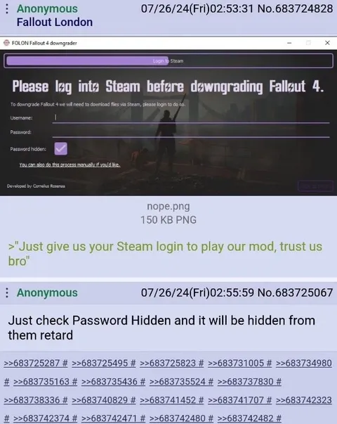 Just Give Us Your Steam Login