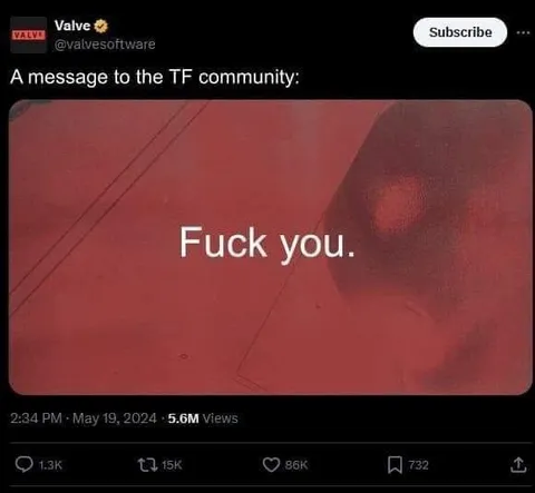 Valve Says Fuck You