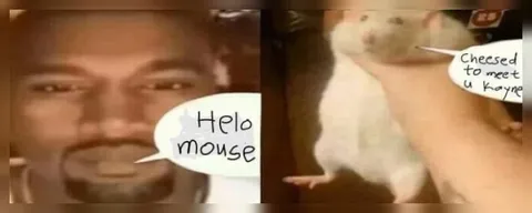 Kanye Meets a Mouse