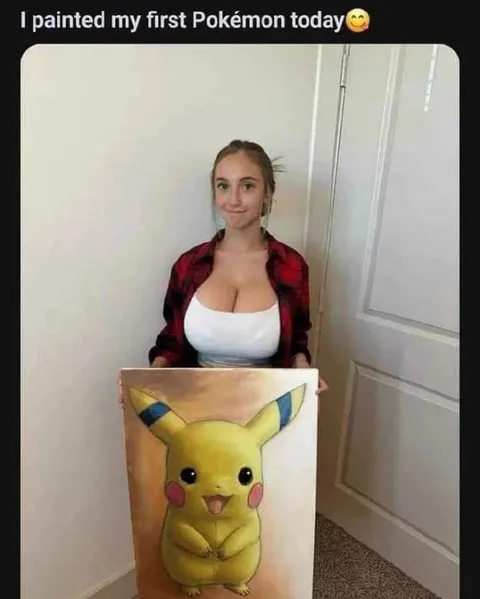 First Pokémon Painting