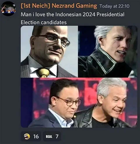 Indonesian Candidates Look Like Game Villains