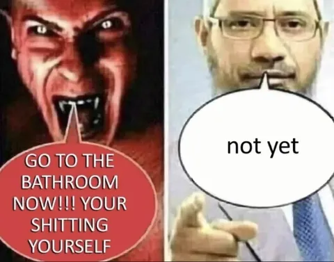 Not Yet Bathroom Reaction