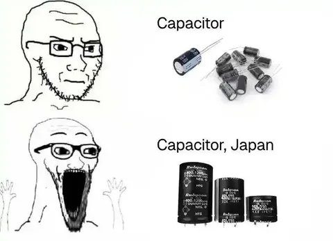 Capacitor Japan Comparison