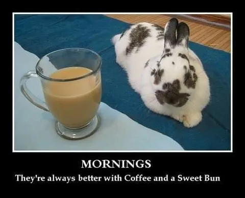 Coffee and a Sweet Bun