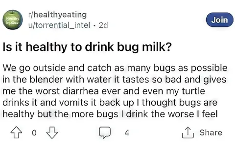 Is It Healthy to Drink Bug Milk?