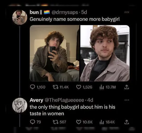 The Only Babygirl Thing About Him