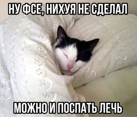 Ну всё, ничего не сделал