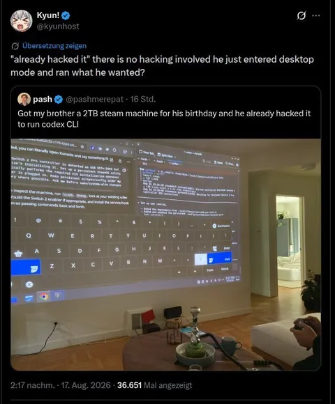 Steam Machine Already Hacked