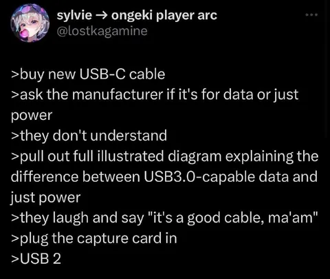 USB-C Cable Data Speed Fail