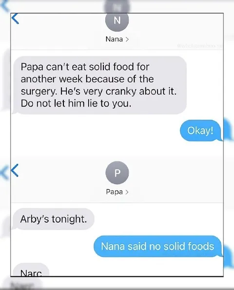 Nana Said No Solid Foods