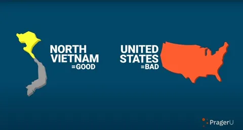 North Vietnam Good, United States Bad