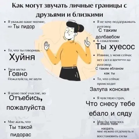 Личные границы с близкими