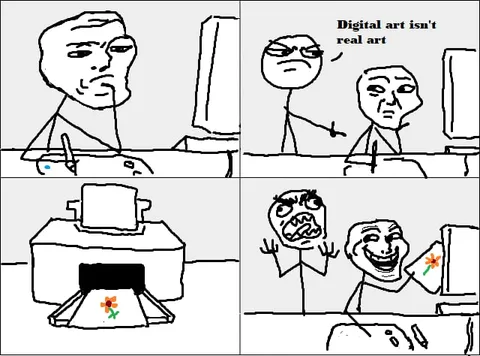 Digital Art Isn't Real Art