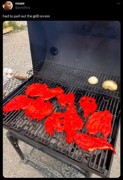 Had to Pull Out the Grill