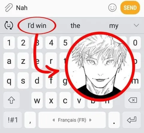 I’d win with my anime face