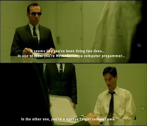 Matrix Two Lives Meme