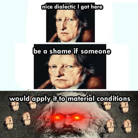Hegel Applies Dialectics to Material Conditions