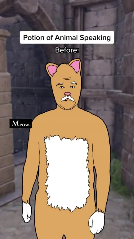 Potion of Animal Speaking Goes Wrong