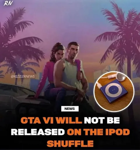GTA VI on iPod Shuffle