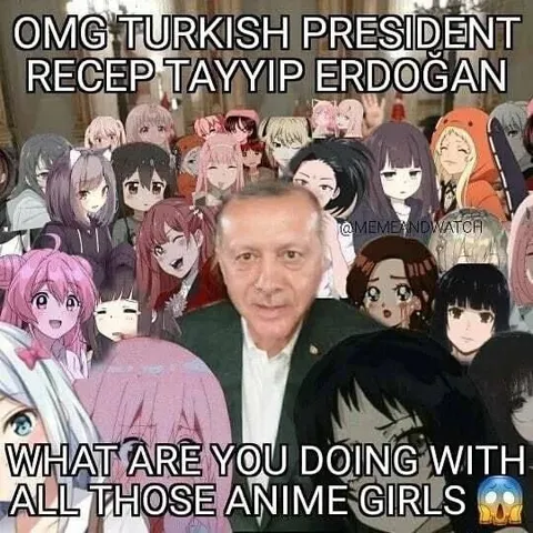 Erdogan and Anime Girls