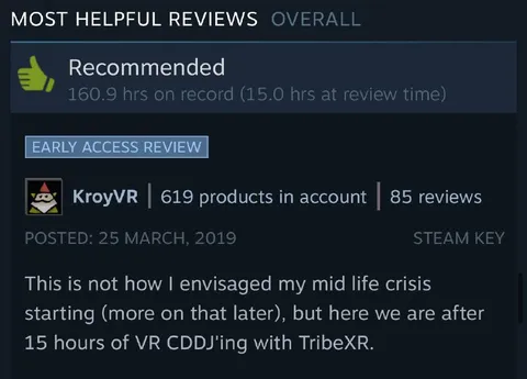 Midlife Crisis in VR
