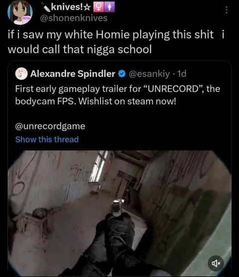 White Homie Playing Unrecord