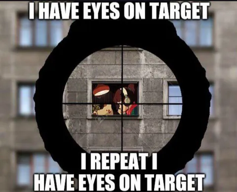 Eyes on Target Sniper Meme