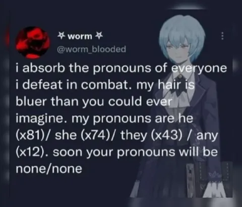 I Absorb Your Pronouns