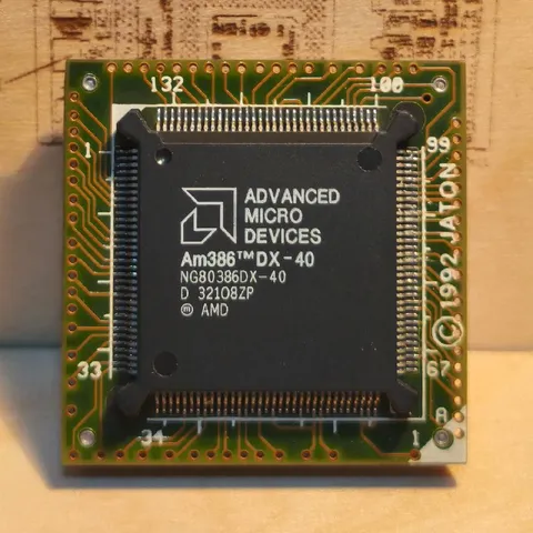 Ancient AMD Processor Chip