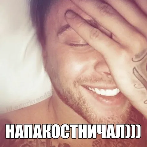 Напакостничал и радуется