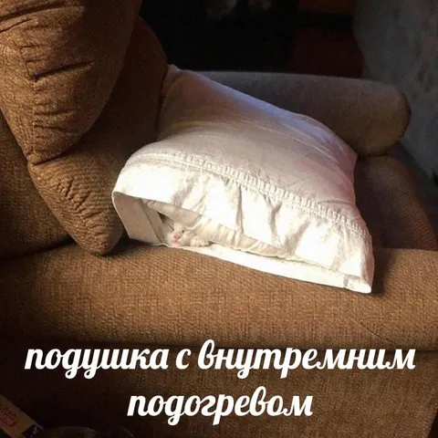 Подушка с внутренним подогревом