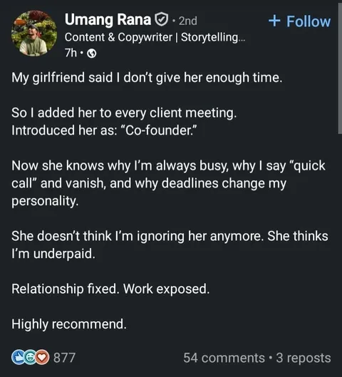 Girlfriend Becomes the Co-Founder