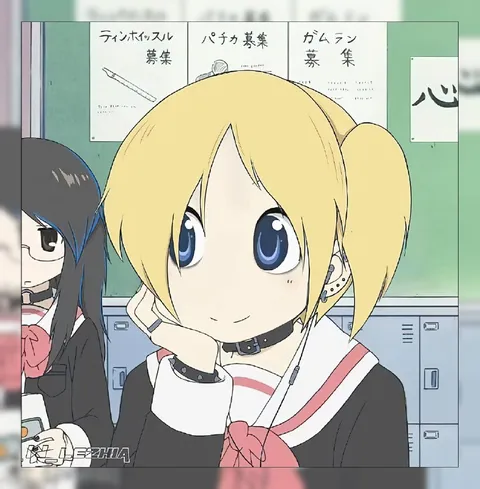 金髪ツインテールの募集ポスター