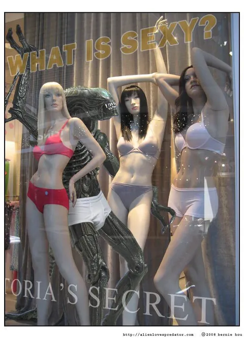 Alien Predator Victoria’s Secret Display