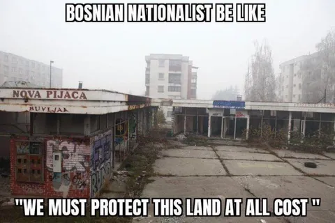Bosnian Nationalist Protects Abandoned Land