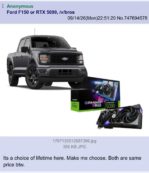 Ford F150 or RTX 5090
