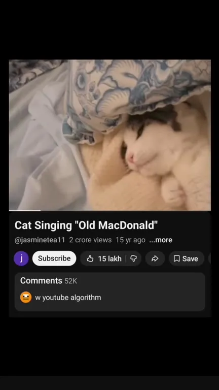 Cat Singing Old MacDonald